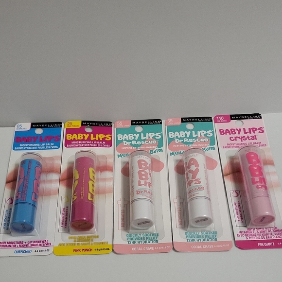 Maybelline Baby Lips Moisturizing Balm Collection- Now 8 Pack - Picture 2 of 9